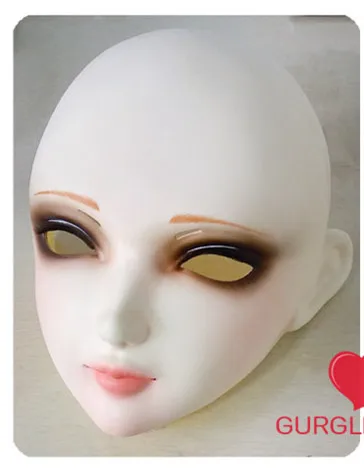 

(DM016) Resin Kigurumi BJD Mask Cosplay Japanese Anime Role Lolita Lifelike Real Mask Crossdress Sex Love Doll without Eyes