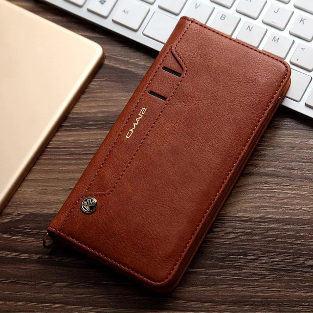 Brown 023 Вращающийся слот для карт чехол-подставка для iphone 11 Pro Max откидной Магнитный кожаный чехол для iphone 6 6S 7 8 Plus X XS Max XR coque - Цвет: Brown 023