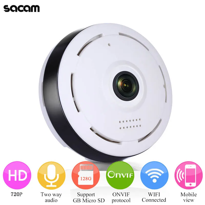 Панорамная купольная IP камера рыбий глаз 360 градусов Wi Fi 180 МП 960P|surveillance video|surveillance