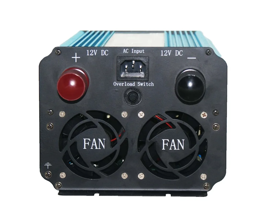3000 Вт инвертирующий усилитель мощности 6000 пиковый DC 12V дo AC 220/230/240 Off Сетка Чистая