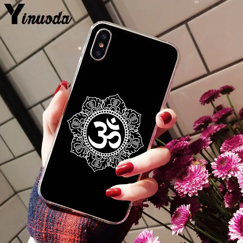 11pro MAX Aum Om Yoga Мягкий силиконовый прозрачный чехол для телефона iPhone X XS 6 6s 7 7plus 8 8Plus 5