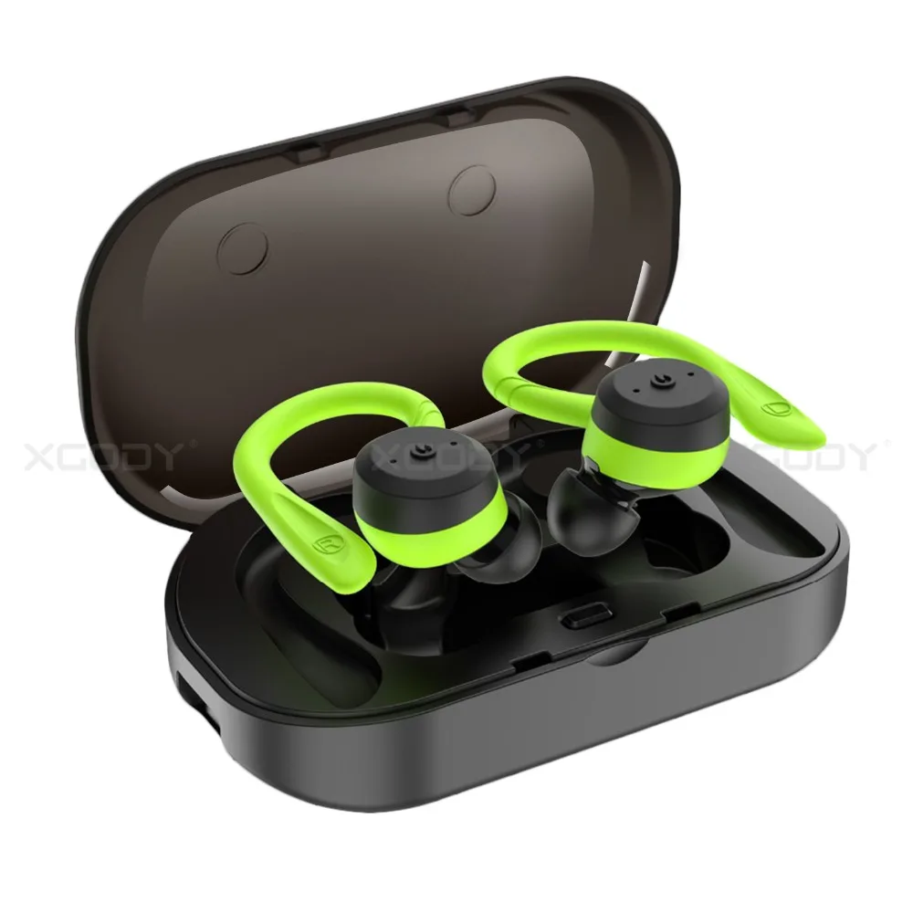 XGODY TWS BE1018 Bluetooth 5,0 Беспроводные наушники с зарядным устройством и активным шумоподавлением водонепроницаемые наушники IPX7