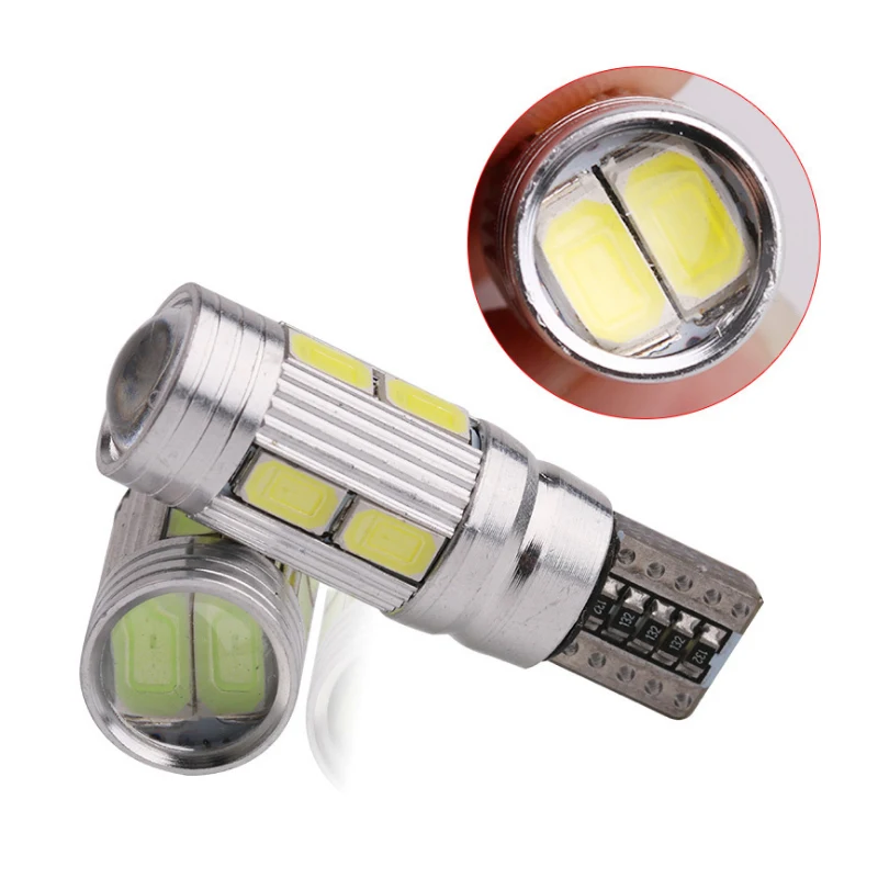 10 шт. 5630 декодирования T10 светодиодный свет 10smd широкий светло решение|Световая