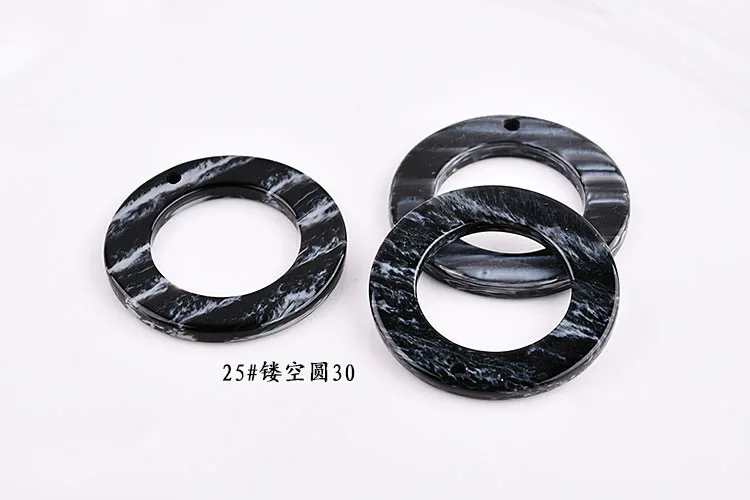 DIY ювелирные аксессуары ручной работы имитация мрамора круг трапеции серьги