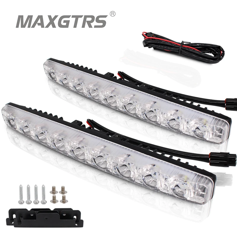 2x высокое Мощность фолв 9 Led 18 Вт светодиодные автобильные светильник DRL Дневной
