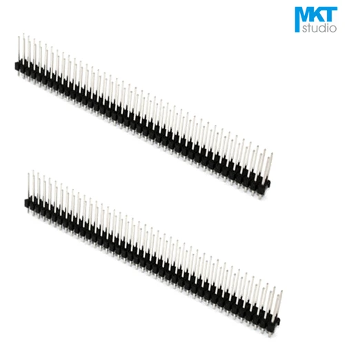 100 шт. 2 54 мм шаг 2x40P Двухрядный штыревой разъем PTH для Arduino 11 5 | Обустройство дома