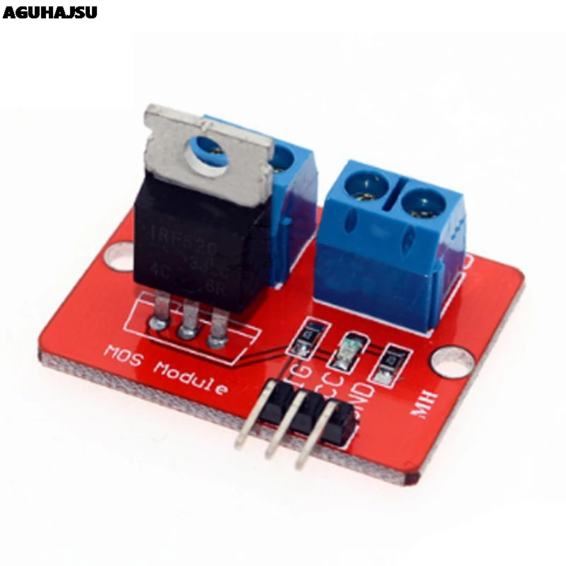 Верхняя кнопка Mosfet 0 24 В стандартный модуль IRF520 для Arduino MCU ARM Raspberry pi|Интегральные
