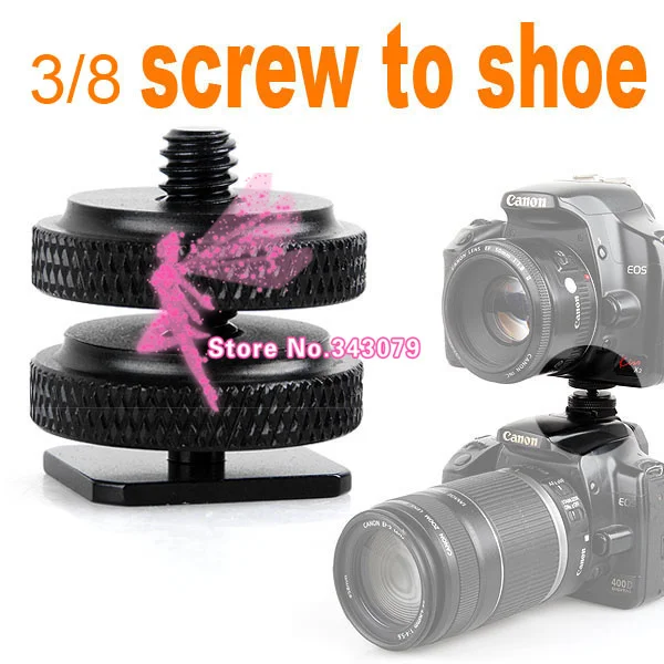 Pro 3/8 дюйма штатив крепление винт для вспышки Горячий башмак адаптер камера Свет