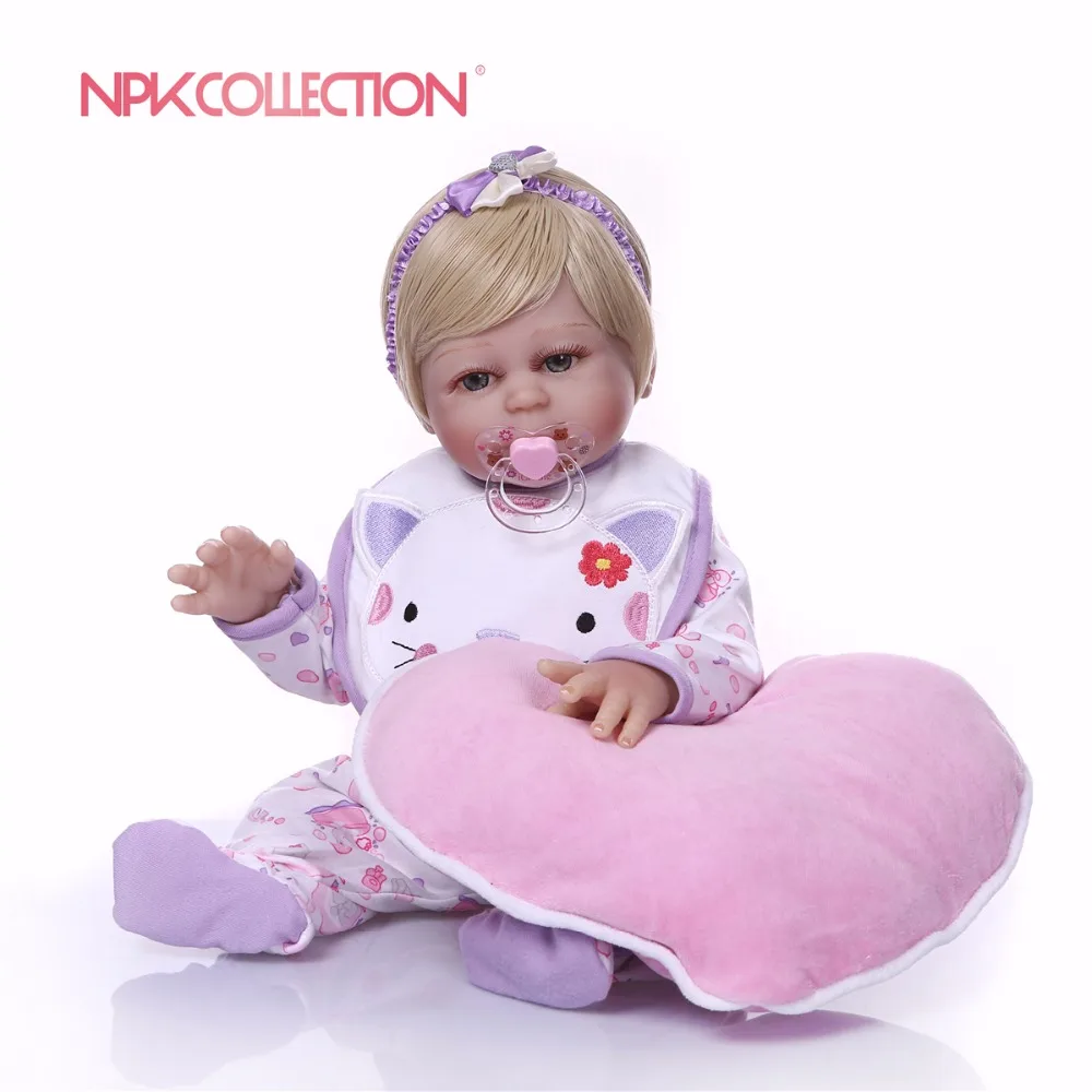 Кукла реборн NPKCOLLETION силиконовая виниловая 47 см | Игрушки и хобби