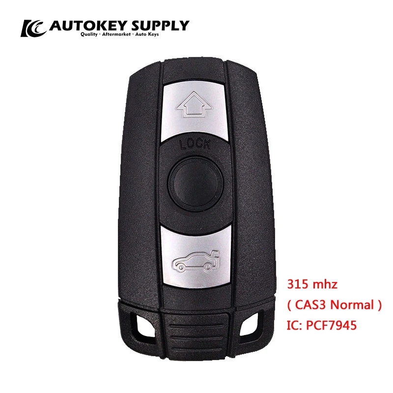 Стайлинг автомобиля CAS3 смарт-карта с 3 кнопками 315 МГц (BMW обычная) IC: PCF7945