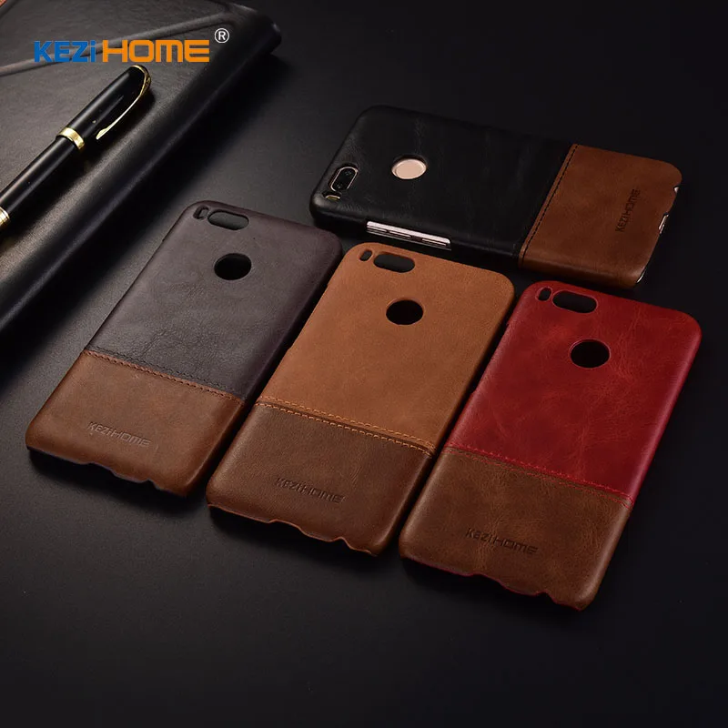 Чехол Kezihome для Xiaomi Mi A1 5X жесткий чехол из натуральной кожи 5X/Mi A1/Mi5X|case cover|leather casecase