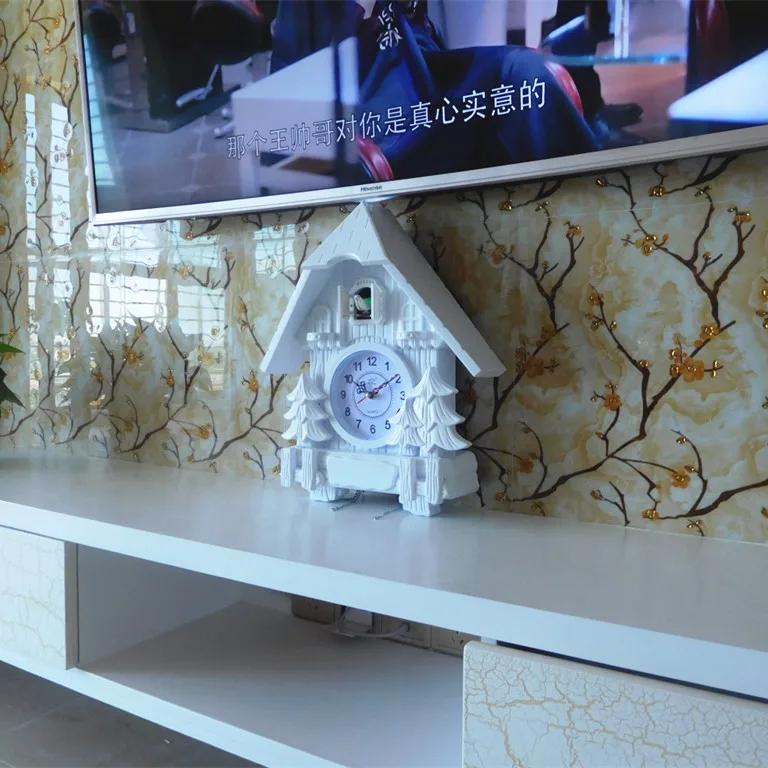 Часы Cuckoo модные настенные часы для гостиной с вызовом на день только 20 дюймов