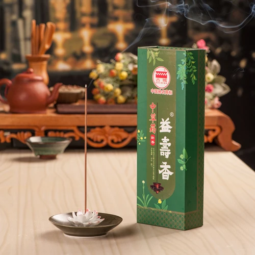 

Chinese medicinal incense sticks,21.5cm+40minutes.Fragrance rich and fresh.Made from all natural ingredients.Daily home use.