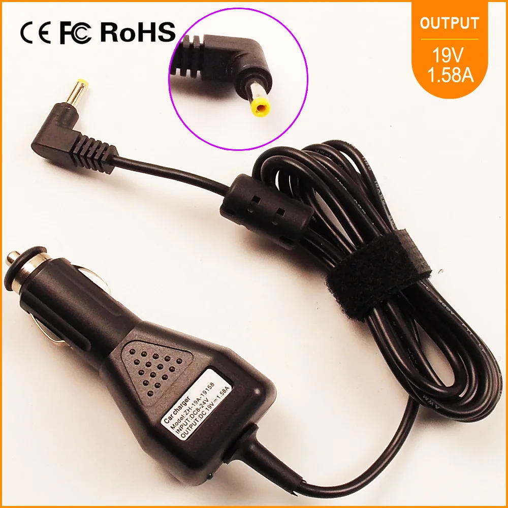 

19V 1.58A Laptop Car DC Adapter Charger for HP/Compaq Mini 100-1125nr 110c-1000 110c-1105DX 110c-1100DX 110c-1001NR 110-1037NR