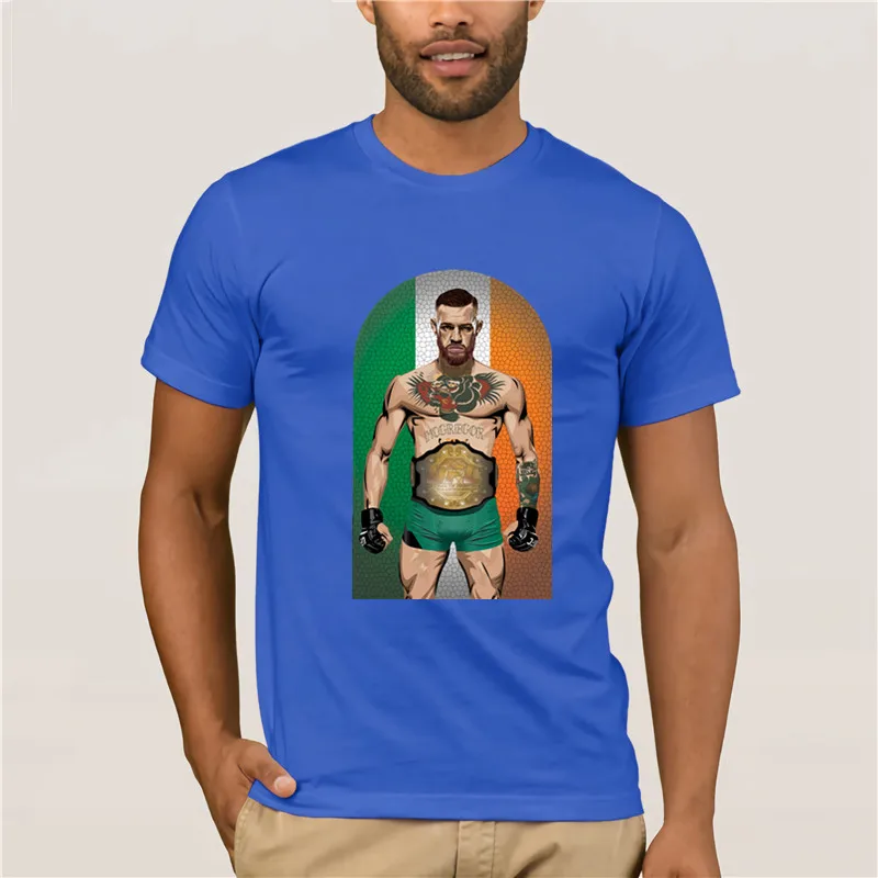 Мужская футболка бренд Conor Mcgregor забавная витражная серия McGregor крутая модная