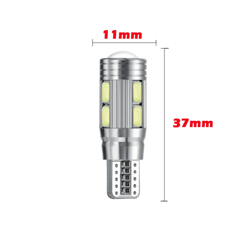 2 шт. автомобильный Стайлинг авто светодиодный T10 Canbus 194 W5W 10 SMD 5630 Светодиодный