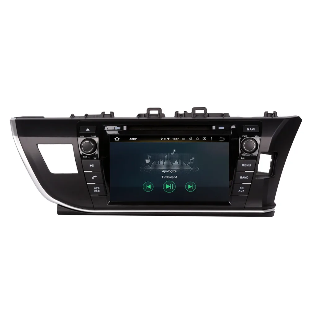 Android 8.0 Octa Core 4GB+32GB Car PC GPS Navi Head Unit For Toyota Corolla 2013- Right Hand Driving Radio Stereo DVD Player | Автомобили