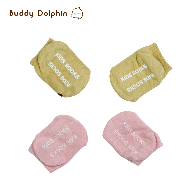 2 шт./лот Носки для новорожденных детей Infant Bebe мультфильм нескользящие носки