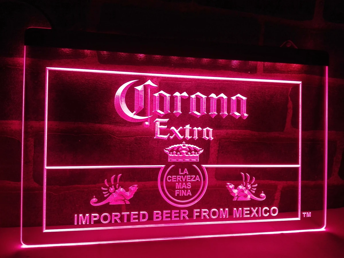 LE040- Corona Mexico Beer Bar Pub Club LED Neon Light Sign home decor crafts | Дом и сад