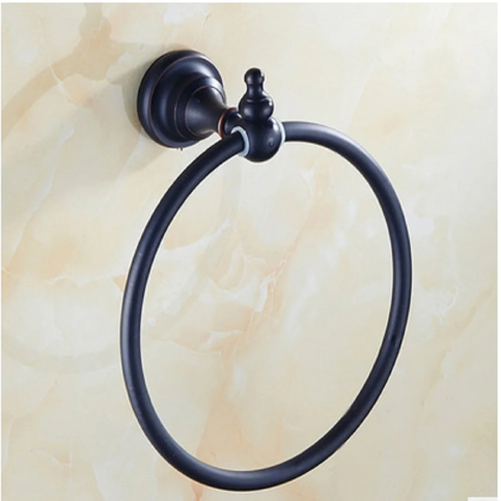 AUSWIND винтажная черная бронзовая круглая Базовая щетка аксессуары для ванной