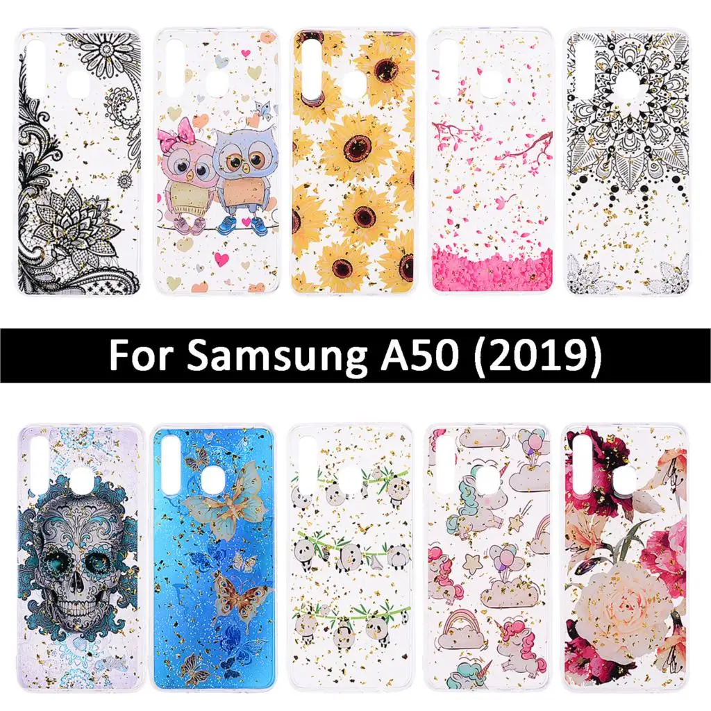 Новый эпоксидный Платиновый ТПУ силиконовый чехол для Samsung Galaxy A50 2019 Чехлы