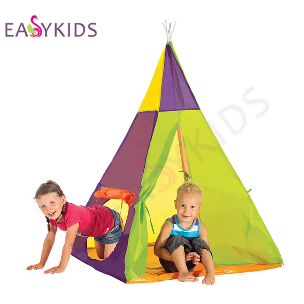 2 стильные горячие натуральные индийские узоры палатка для детей Teepees