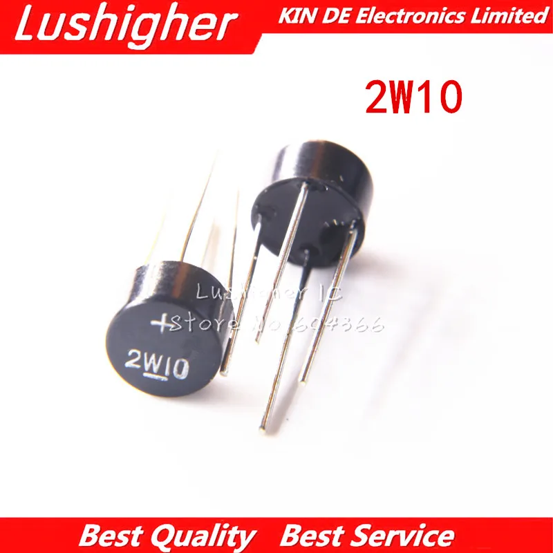 10 шт. 2W10 2A 1000V DIP-4 DIP4 мостовой выпрямитель новый оригинальный | Электронные