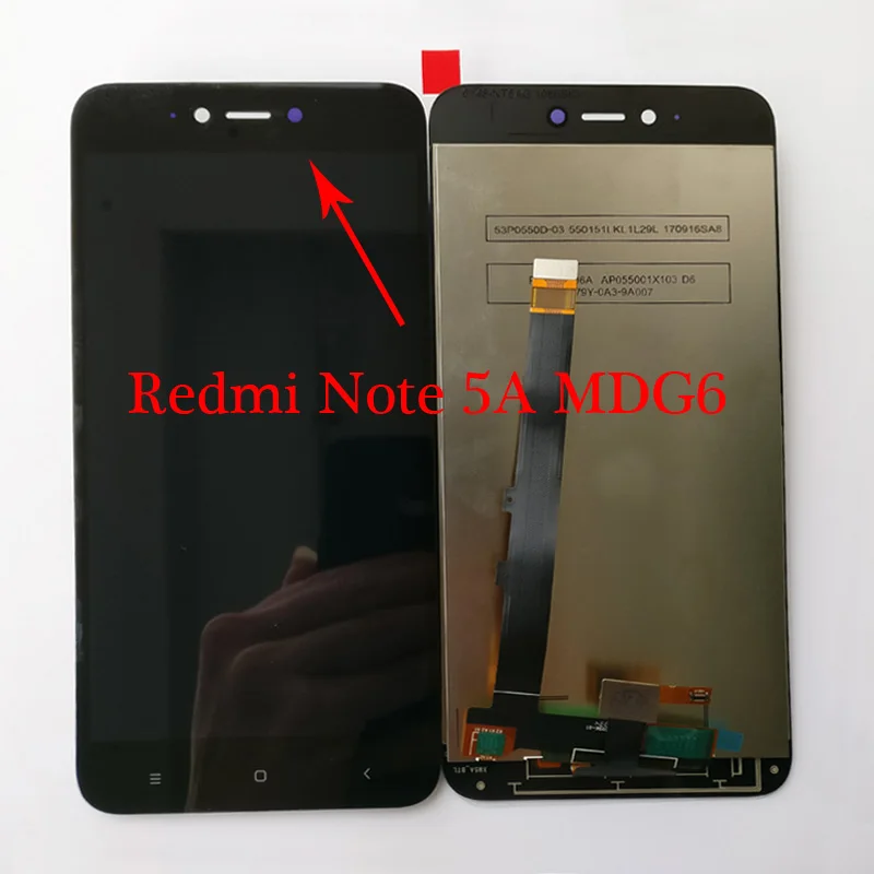 ЖК-дисплей для Xiaomi Redmi Note 5A MDG6 / Prime MDG6S полный с дигитайзером сенсорного экрана в