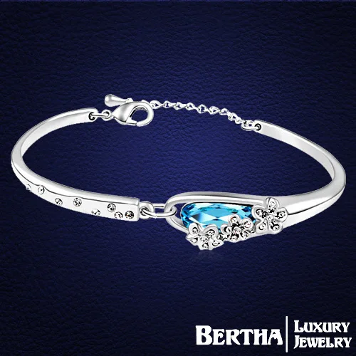 Модный бренд браслет на руку браслеты бразильские кристаллы от Swarovski Bijoux Fine Armbanden