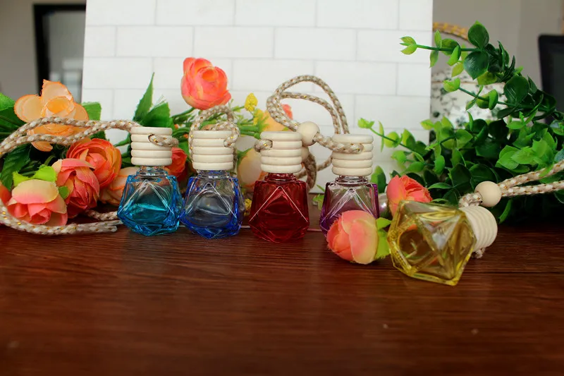 Флакон для парфюма Автомобильный цветной 6 мл 5 шт./лот|perfume bottle|hanging perfume bottlesperfume