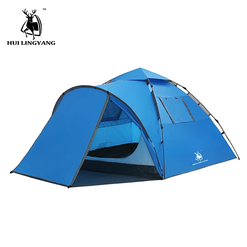 HUI LINGYANG throw tent outdoor automatic tents throwing pop up waterproof camping hiking large family | Спорт и развлечения
