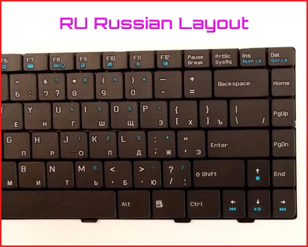 

New Keyboard RU Russian Version for ASUS F80SR F80C F82Q F82CR F82S F82A F83E F83CR F83T F83V F81SE F81E X82L Laptop