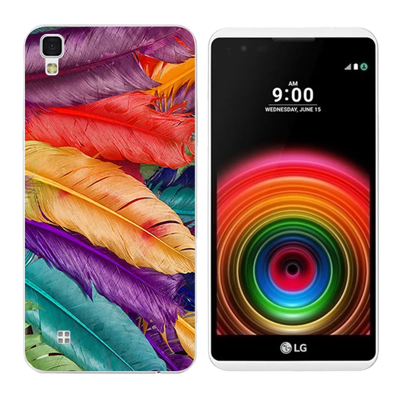 Мягкие ТПУ чехлы для LG X power K210 K220 LS755 с принтом млекопитающих задняя крышка Power K220DS