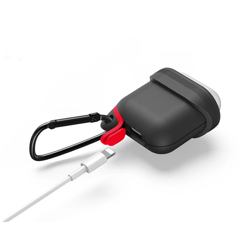 Для Apple airpods чехол мягкий силиконовый защитный для наушников AirPods сумка Air стручки
