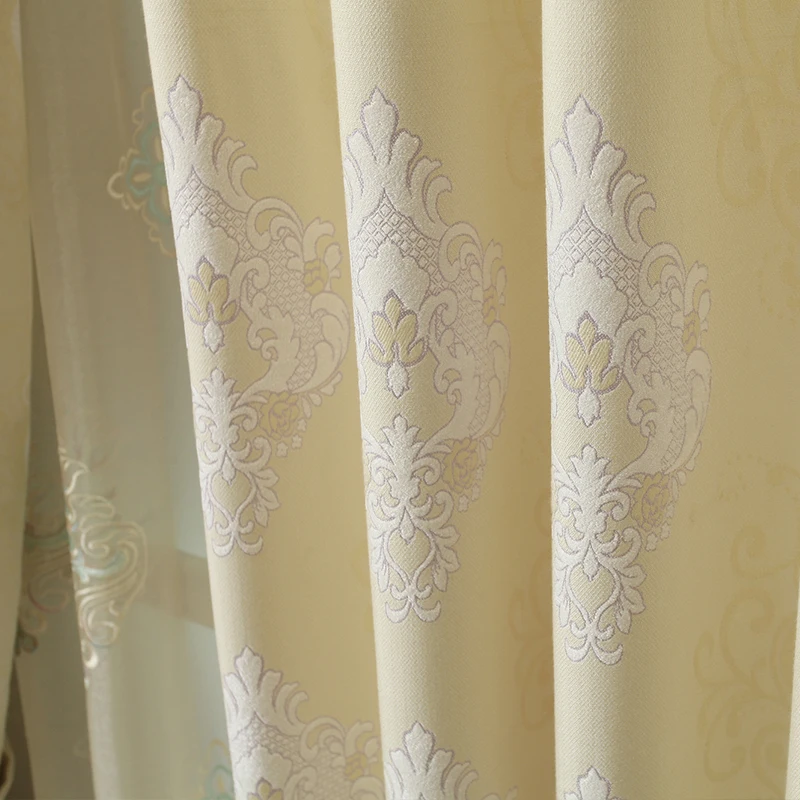 Занавески для гостиной спальни свежие простые европейские высококачественные