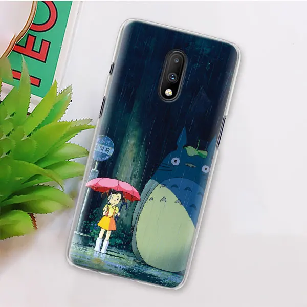Totoro Унесенные призраками Ghibli Miyazaki чехол для телефона для Oneplus 7 7T Pro 6 5T 6T Твердый чехол для Oneplus 7 7T Pro Чехол - Цвет: 06