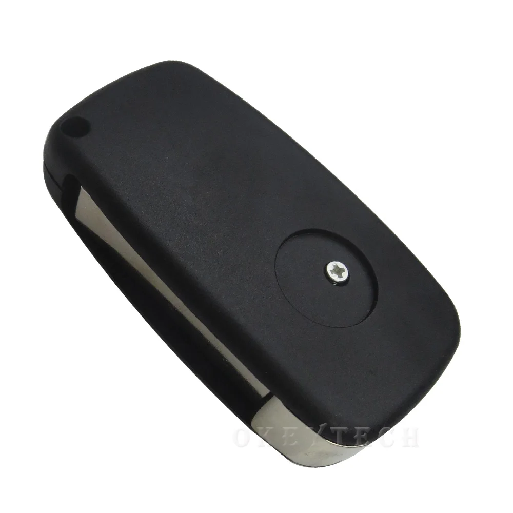 OkeyTech 5 шт./лот 3 кнопки дистанционного авто пустой чехол флип для ключей в виде