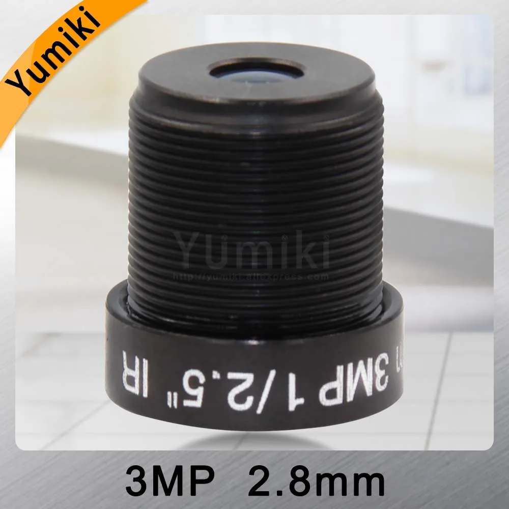 Yumiki 3 0 мегапикселей M12 MTV 2 8 мм 3MP HD CCTV объектив ИК камеры безопасности с