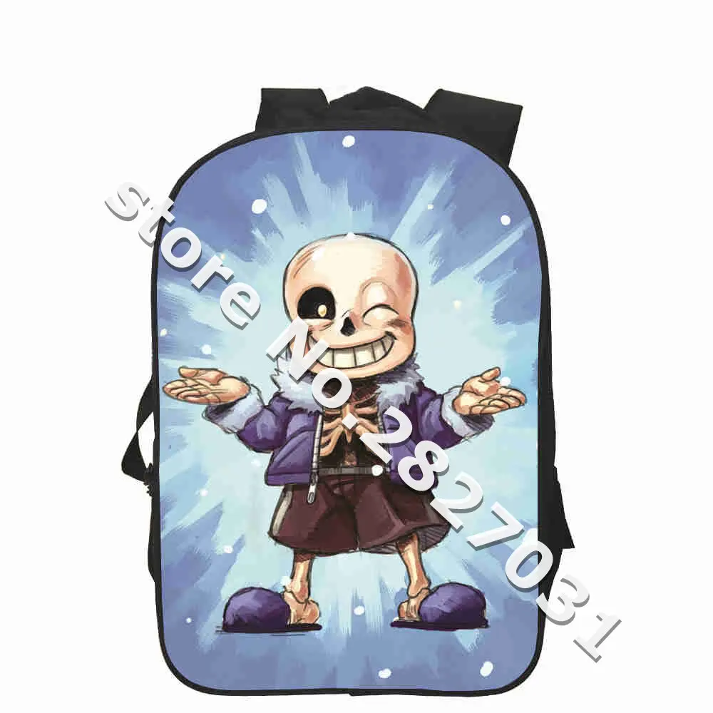 Индивидуальные Аниме Undertale рюкзак для мальчиков и девочек школьные сумки Sans