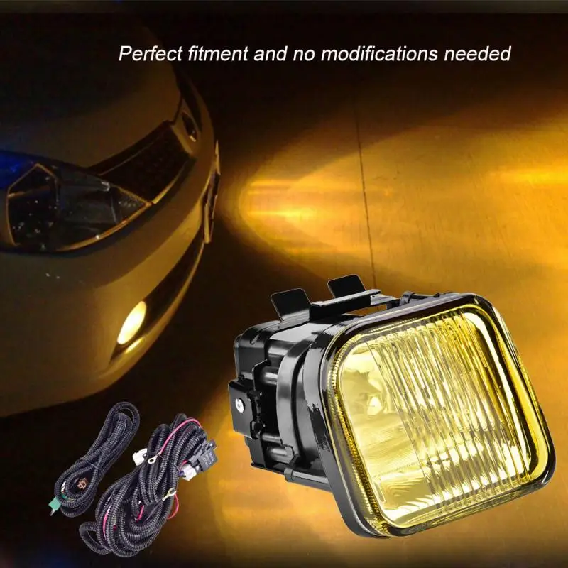 1Pair Car Front Bumper Fog Light Lamp Wiring Switch Kit Set Super Bright Auto Daytime Running Lights for Honda Civic EK | Автомобили и