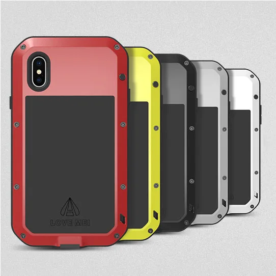 Ударопрочный пыленепроницаемый водонепроницаемый чехол для телефона iPhone X