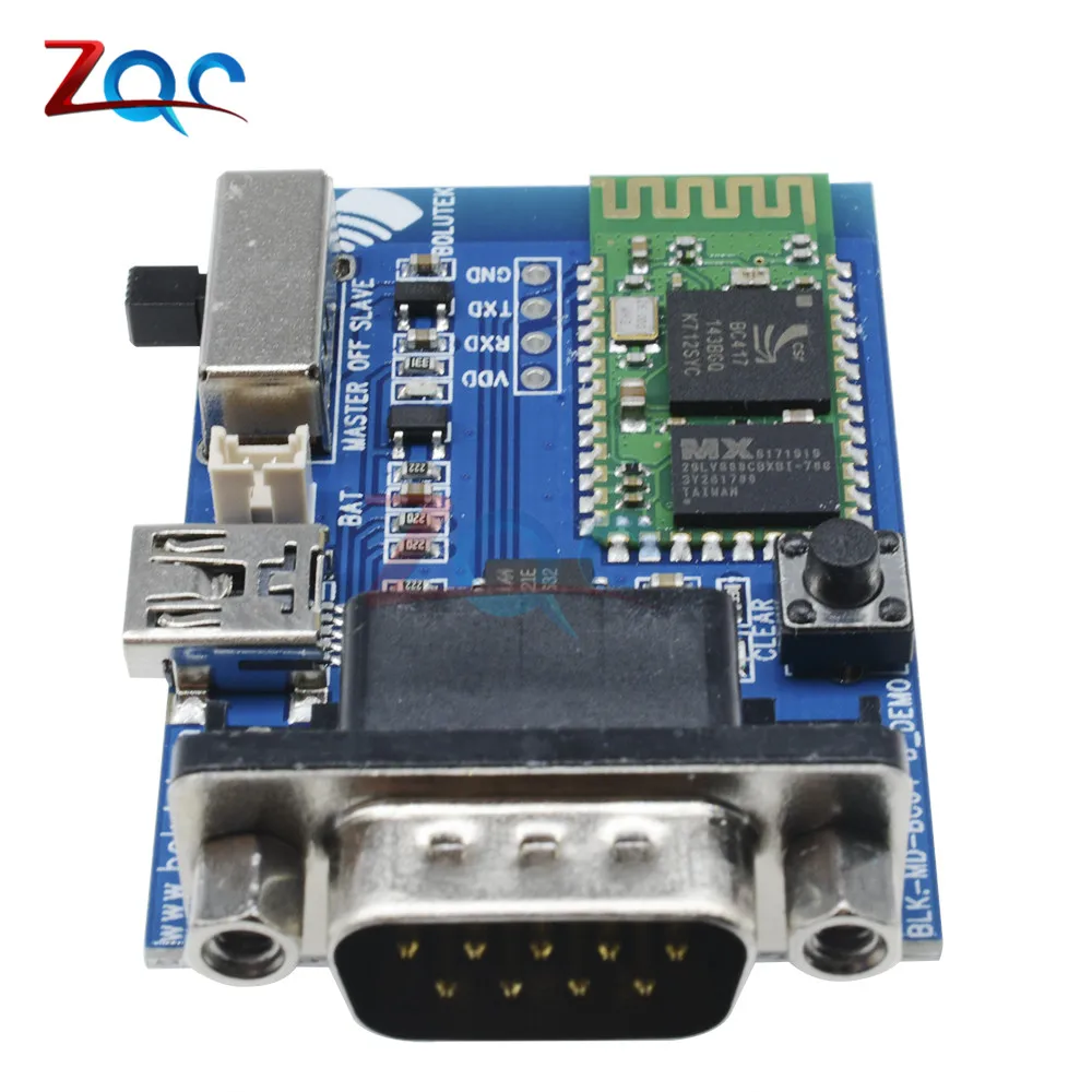 RS232 последовательные bluetooth-адаптеры Связь Master-Slave 2 режима 5 V Mini USB Bluetooth серийный Порты и разъёмы профиль модуль