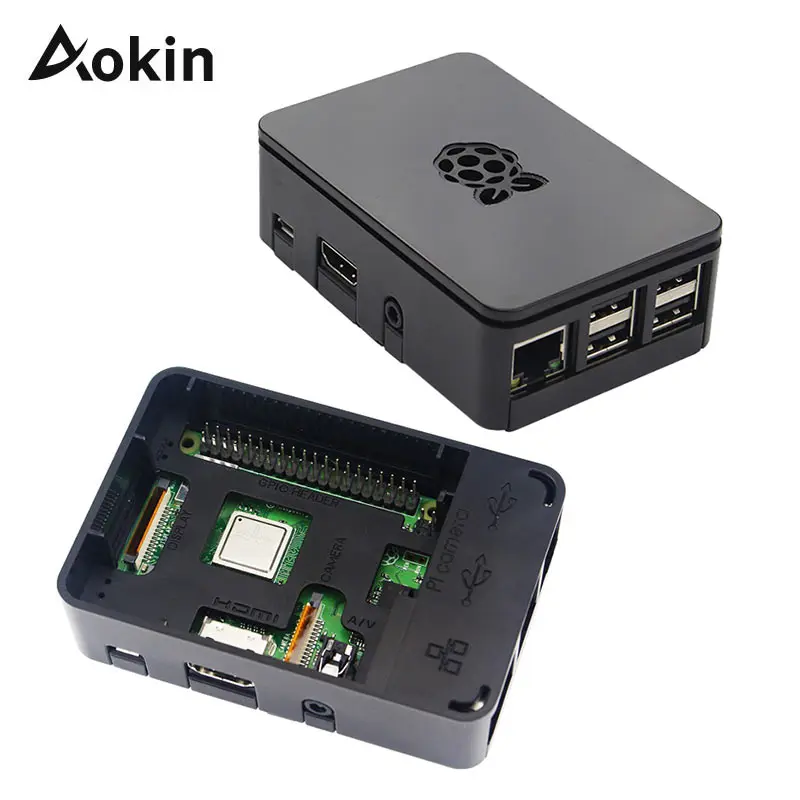 Защитный чехол Raspberry Pi 3 Черный/Белый Защитные чехлы для Model B Plus 2 | Компьютеры и