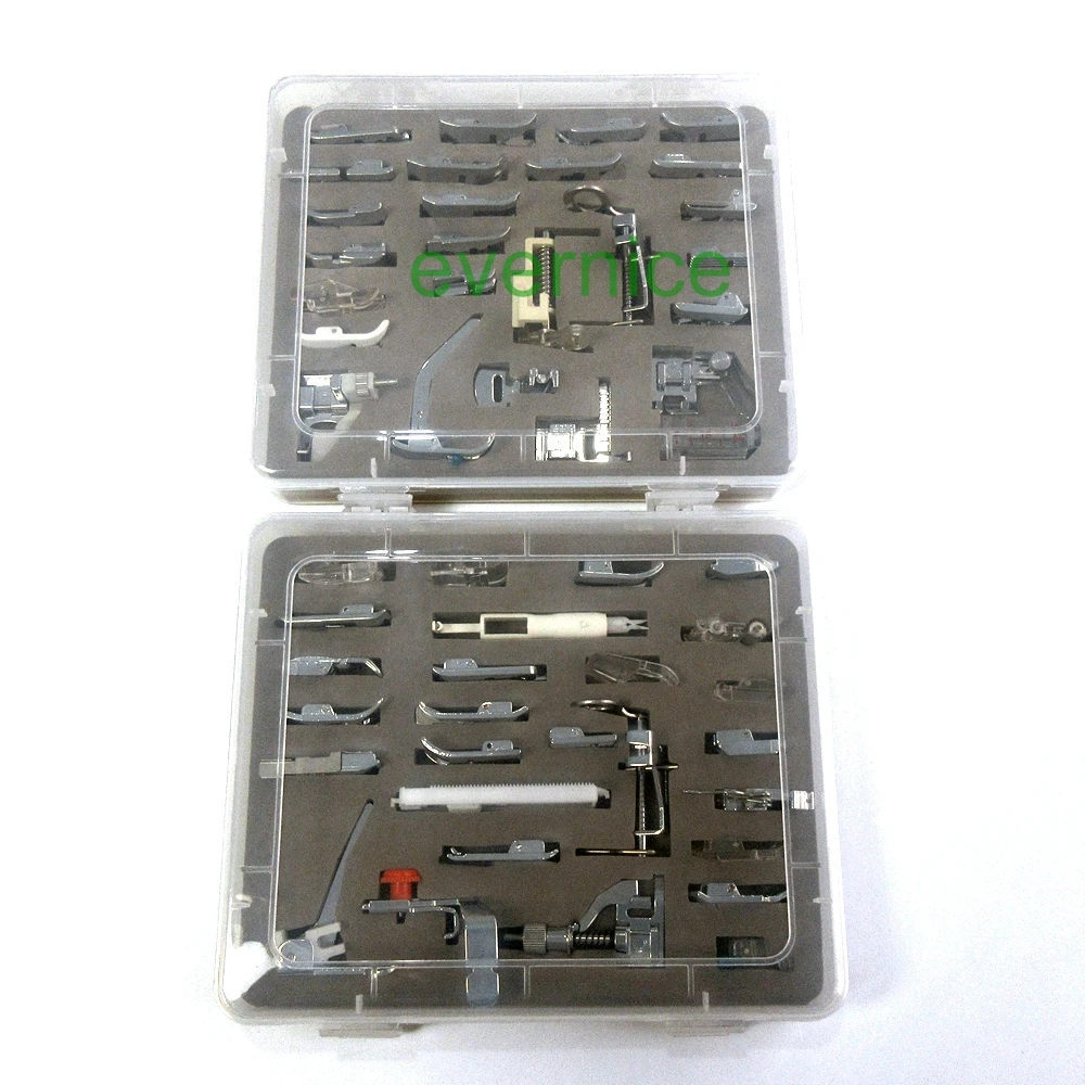 53 шт. пластиковая коробка для ног в старом стиле Bernina 640 2 642 644 700 707|Швейные