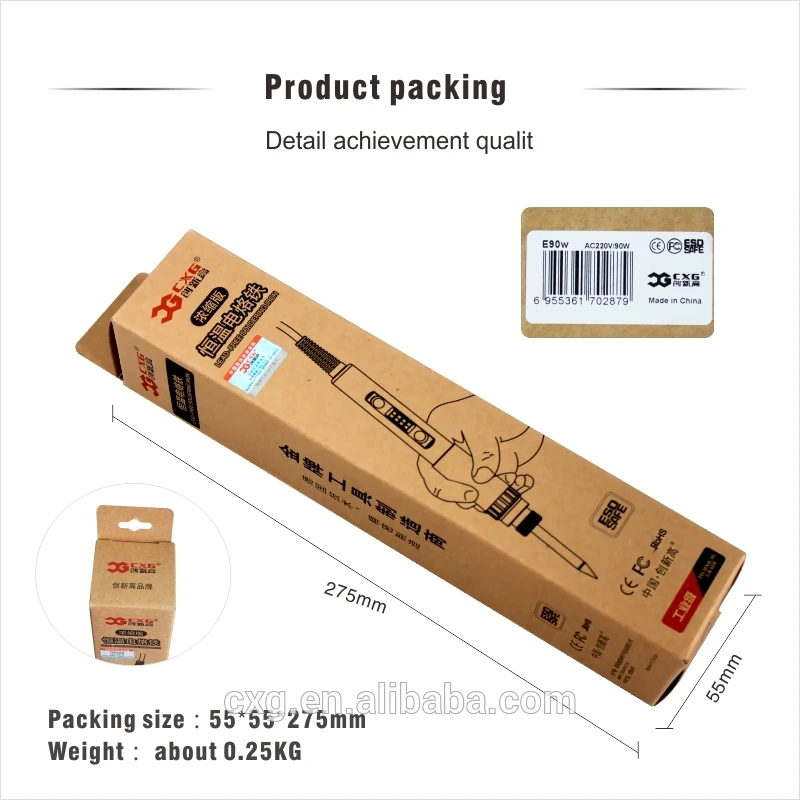 Soder светодио дный LED Электрические паяльники 90 Вт 220 VAdjustable температура ЕС plug