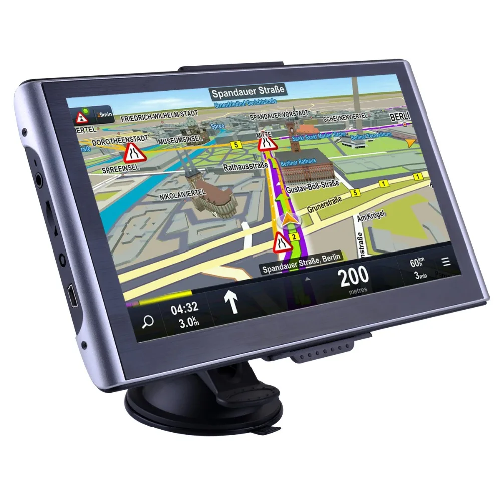 Luturadar 7 дюймов HD Автомобильный gps навигации Bluetooth емкостный Сенсорный экран