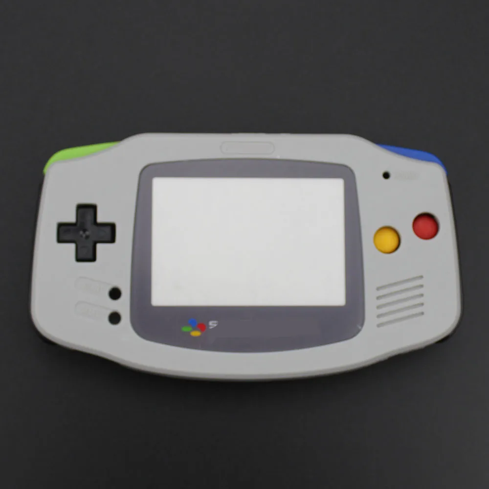 Серый цвет корпус Чехол Кожа Замена для Gameboy Advance GBA супер Ограниченная серия с