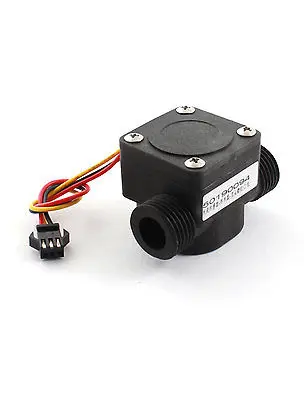 DC5-12V 0-2 МПа 20 мм черный пластиковый расходомер для жидкой воды | Обустройство дома