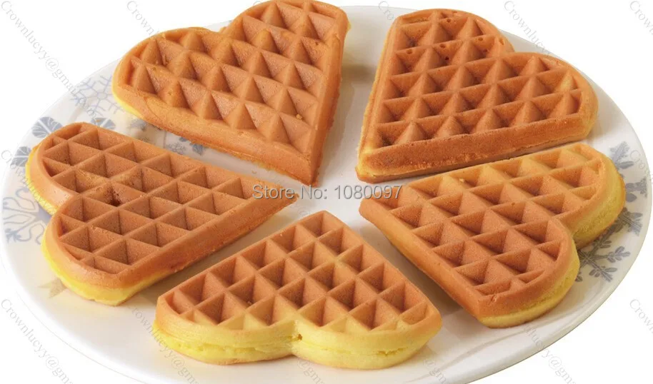 Электрическая машина для приготовления вафель в форме сердца|maker button|waffle makerwaffle