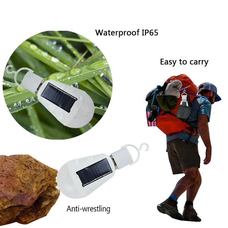 ZPAA Перезаряжаемые светодиодный Солнечная аварийная лампа обновление разработан